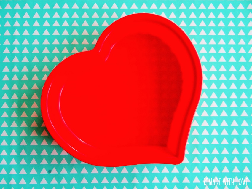 Valentijnstaart maken hartvormige taart