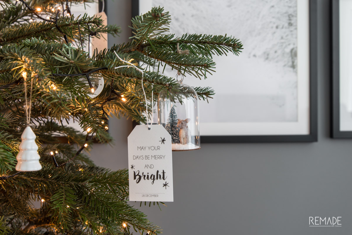 kerst zwart wit scandinavische kerst juniqe posters