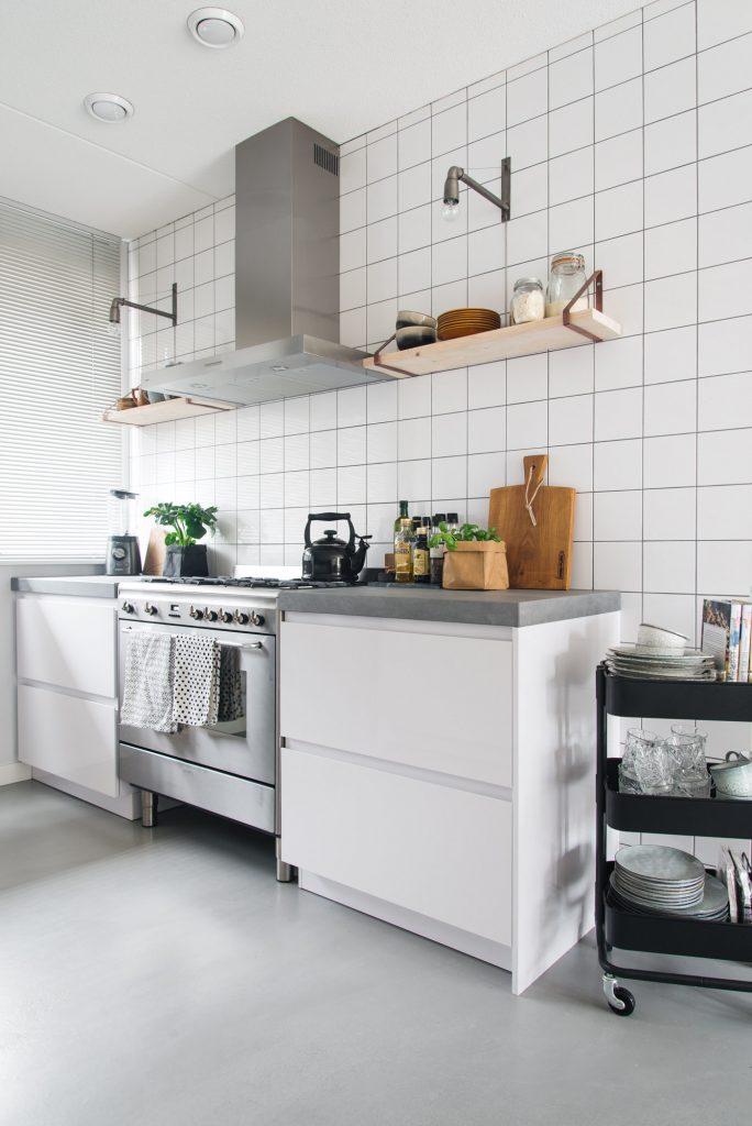 keukenlamp keukenplank scandinavische keuken